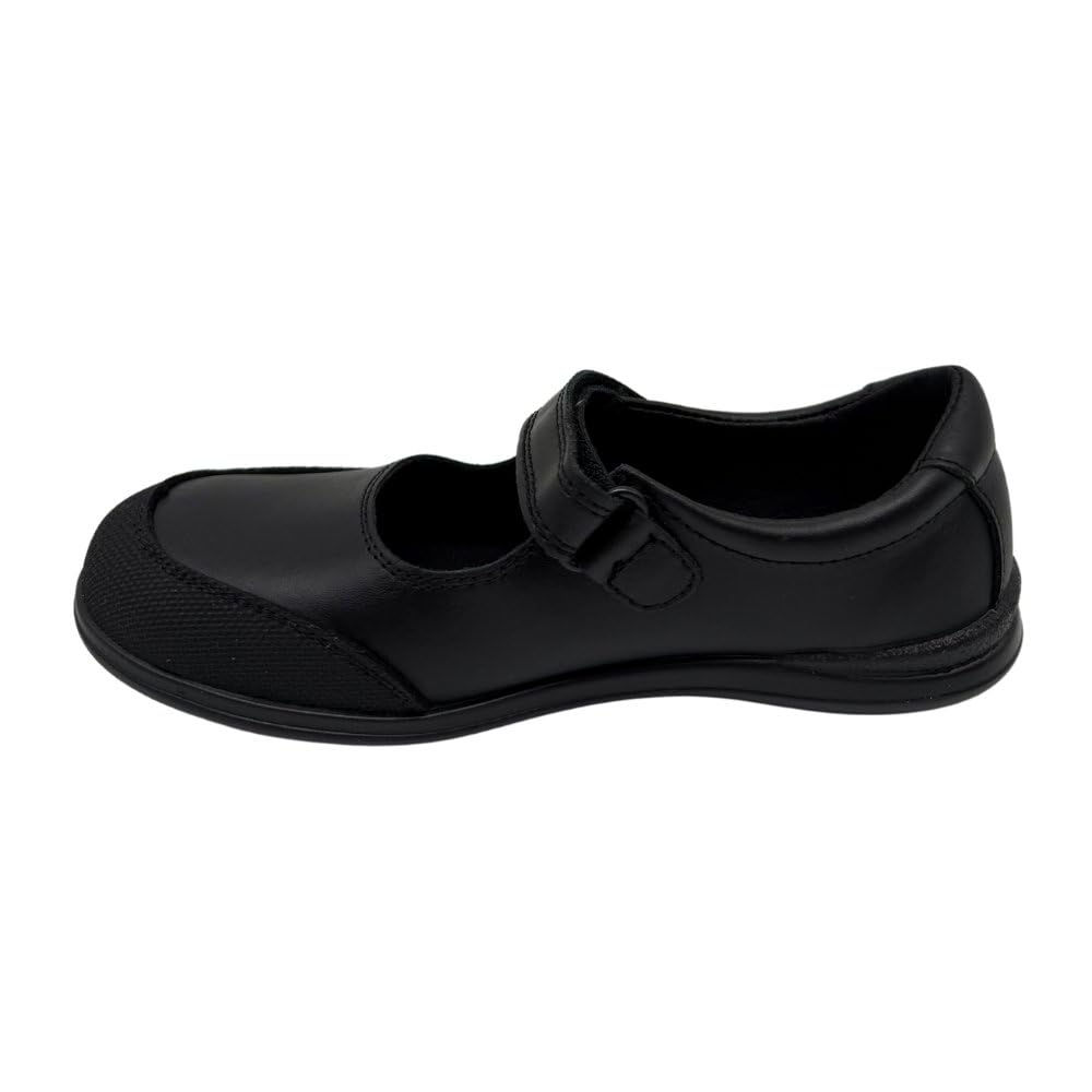 Zapatos Colegiales niña de Piel – Calzado Escolar Respetuoso y Lavable con Velcro o sin Cordones – Hechos a Mano en España – Náuticos y Merceditas cómodas para Diario