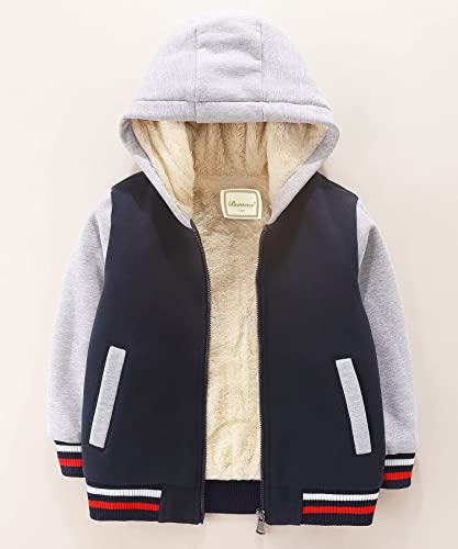 Image of Bumeex Kids Boy's Girl's Sherpa Fleece Lined Jacket 2-14Y(Toddler /Kid)