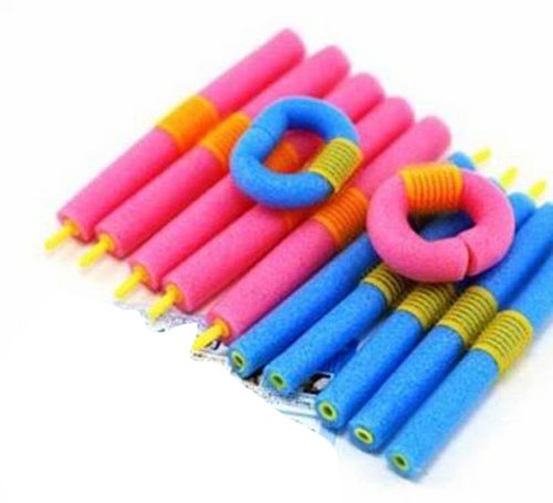 YOYOSTORE 12x Mix Soft Sponge Foam Anion Bendy Hair Rollers Curlers Cling EPE Anion Style