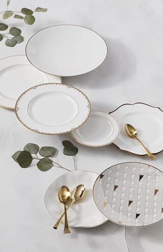 Image of Lenox 884649 White Trianna Dinner Plate, 1.7 LB