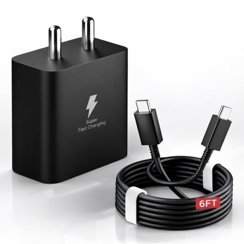 Image of 45W Type-C Travel Adaptor with Cable Compatible with Oppo F19 Pro /F23 5G /F21 Pro /F21s Pro /A57e /A76 /A77s /A78 /A96 /F19 /F19s /K10 5G Cable (White) (45W GaN Combo)