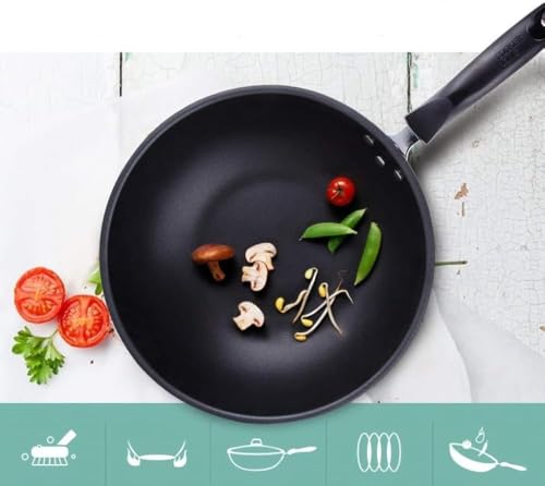Wok antiadherente de aluminio forjado 30 cm miniatura 2