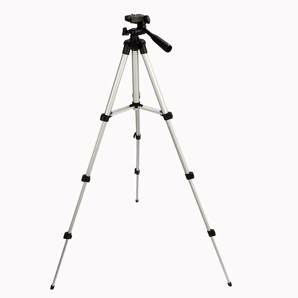 Treppiede Portatile in Alluminio, Supporto per Telefono Regolabile e Leggero, Fotocamera DSLR per Viaggi