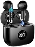 2026 Cuffie Bluetooth Auricolari Bluetooth 5.4, Cuffie Wireless con 4 ENC Cancellazione Rumore Mic, Cuffie in Ear 40 Ore di Riproduzione, Cuffie Senza Filo HiFi Stereo IP7 Impermeabili per iOS/Android