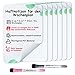 7 Stück To-do Liste Kärtchen Whiteboard für Kühlschrank Kalender Wochenplaner Set- Mini Abwischbaren Whiteboards Kleine Schreibtafel- Nanotechnologie Planerboard für Büro/Familie/Kind -auf Deutsch