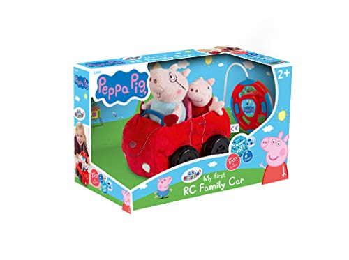 Revell Control Auto Peppa Pig ferngesteuert I Plüschauto mit Funksteuerung I Für Kinder ab 3 Jahren I Mit blinkenden Lichtern und 3 Geschwindigkeitseinstellungen I Hand-Augen-Koordination verbessern