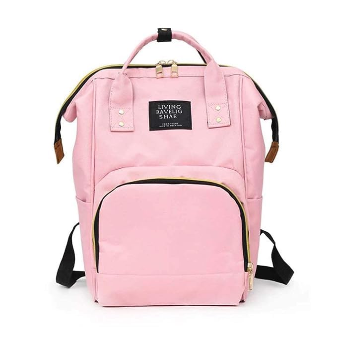 Baby Diaper Bag || Large-Capacity Baby Bag Pack,Multi-Functional Fashionable Shoulders Diaper Backpack, Mother's Portable Baby Care Bag-image-23