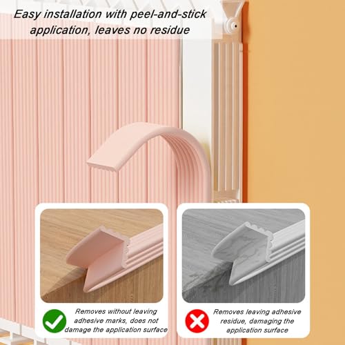 Protection d'angle de 200 cm pour sécuriser la cheminée et la table basse du salon