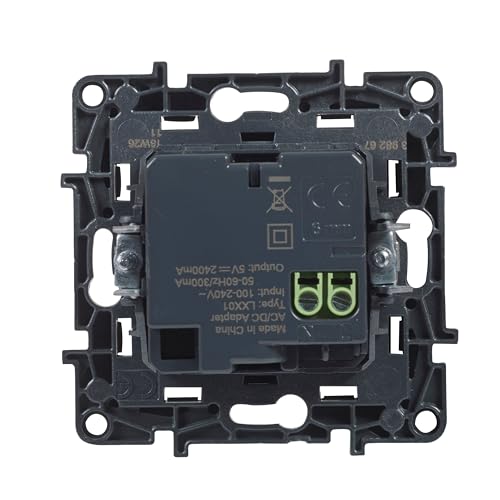Prise mini USB 3A encastrable Legrand Niloé Step 398267