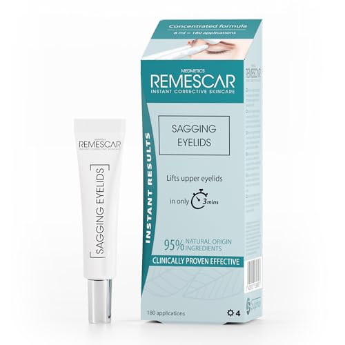 Remescar Schlupflider 8ml Augencreme gegen hängende Lider Klinisch getestete Anti-Aging Formel Sofortiges Lifting & Straffung der Augenlider