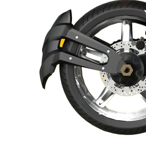 Garde-boue arrière universel pour moto avec support de fixation robuste - 3