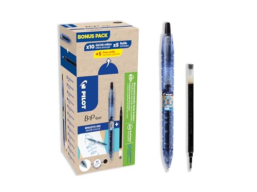 Pilot Greenpack B2P Eco Gel 0.7mm Negro 10 Plumas