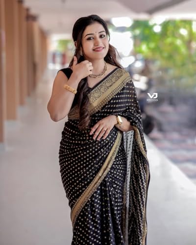 Image of Avantika Fashion Women's Kanjivaram Soft Silk Banarasi Sarees With Blouse Piece For Women