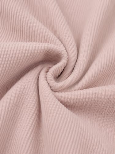 Image of TuddyBuddy Baby Cotton Wearable Quilted Sleeping Bag Blanket 1.5 Tog with 1 Way Zipper Closure | Ideal for Babies & Kids Hypoallergenic Fabrics | (Pin Striped Fabric - Light Pink, 0-6 Months)