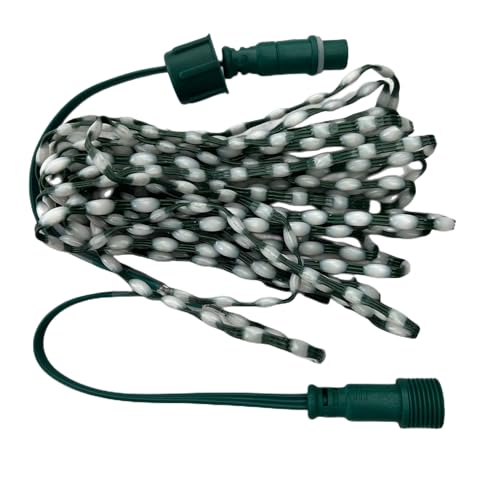 DC12V 300ct 15/20/25/30mm/50mm �s�b�` WS2811 LED �y�u���s�N�Z���X�g�����O���C�g RGB �A�h���X�w��\�ȃt���J���[ IP67 �O���[�����C��(100MM PITCH 30M_GREEN WIRE_13.5MM 