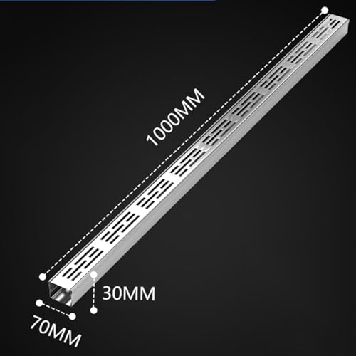 Grille de drainage en acier inoxydable rectangulaire pour douche et extérieur - 3
