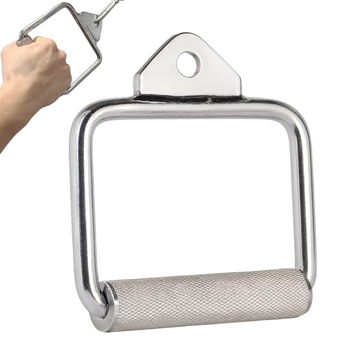 MuscleForge Rudergriff Kabelzug – Einhandgriff drehbar aus Stahl, Aufsatz D-Griff für Trizeps, Bizeps & Rücken – Parallelgriff Fitness für Kabelturm, Kraftstation Zubehör, Seilzug Griff MuscleForge Rudergriff Kabelzug – Einhandgriff drehbar aus Stahl, Aufsatz D-Griff für Trizeps, Bizeps & Rücken – Parallelgriff Fitness für Kabelturm, Kraftstation Zubehör, Seilzug Griff