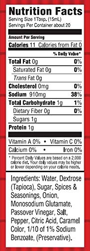 Glicks Less Sodium Soy Sauce 10Oz | Perfect For Sushi, Ramen, Stir Fry, Dipping, And Marinating | Gluten Free | Soy Free | Kosher For Passover thumb #1