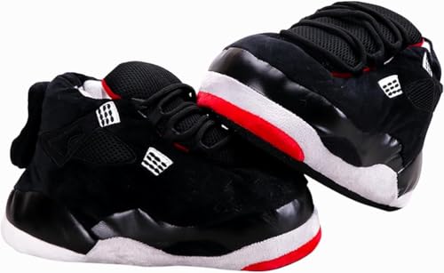 Fluffy Slippers for Men & Women - Plush Comfy Kicks, Winter Warm Fleece Lined Home Shoes with Anti-skid Rubber Sole