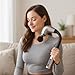 CYCMIA Handheld Cordless & Rechargeable Back Massager - Quiet - Full Body Massage Device for Women, Aches Relief, Sports Recovery and Deep Relaxation - Silver