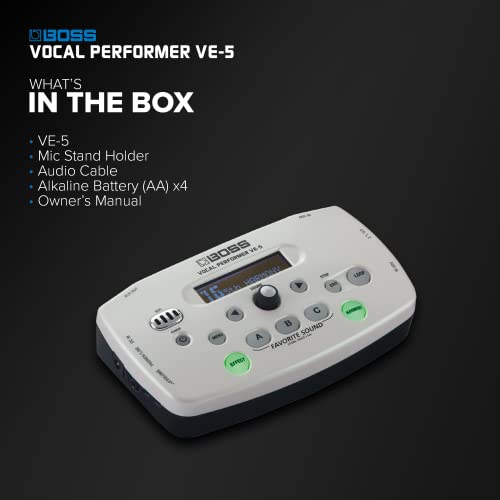 Boss VE-5-RD Ve-5 Vocal Performer Effect Processor thumb #6