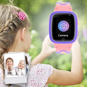 Tykjszgs Kids Smart Watch Lbs Tracker - Boys Girls Smartwatch Phone For 3-12 Year Old With Sos Camera Alarm Clock Call Camera Weather Stopwatch Voice Chat 1.44'' Touch Screen Electronic Toy Birthday thumb #8