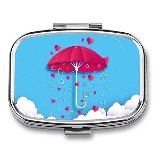Boîte de médecine voyage et routine quotidienne étanche style Amour 2 boîtes