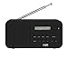 Produktbild Crypto ReDi DB100 DAB/DAB + Digital-UKW-tragbares Radio, Speicher für 40 DAB und 40 UKW-Radiosender, LCD-Bildschirm, Eingebauter Lautsprecher, Aux-Out, 4xAA-Batterie oder USB-Stromversorgung (Schwarz)
