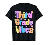 Photo Gallery third grade vibes bambini ritorno a scuola preppy graphic design maglietta Photo Gallery third grade vibes bambini ritorno a scuola preppy graphic design maglietta