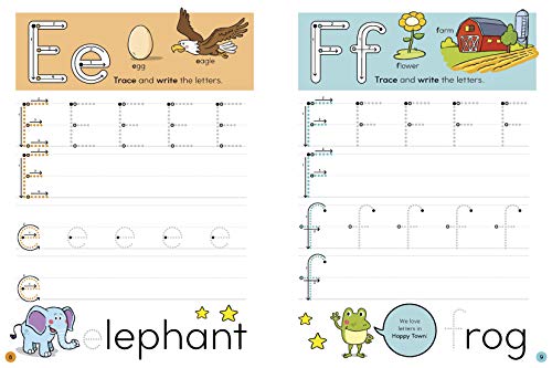 Learning Letters (Pre-K Wipe Clean Workbook): Preschool Wipe Clean Activity Workbook, Ages 3-5, Letter Tracing, Uppercase and Lowercase, First Words, ... and Handwriting Practice (The Reading House) - Thumbnail 6