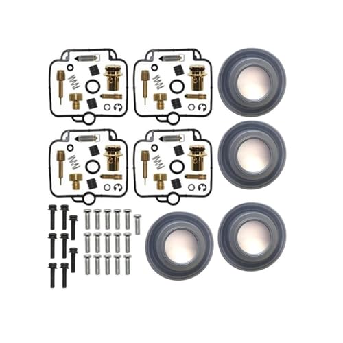Kit réparation carburateur Suzuki GSF1200S avec diaphragme piston moto 1997-2000 cyan