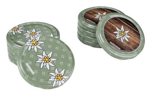 Twist-Off-Deckel Alpenschick 10 Stück Twist-Off-Deckel Alpenschick 10 Stück