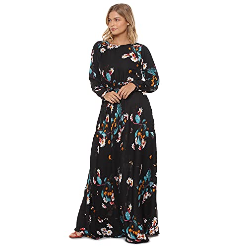 Image of Campus Sutra Women's Cotton Fit and Flare above The Knee Casual Dress