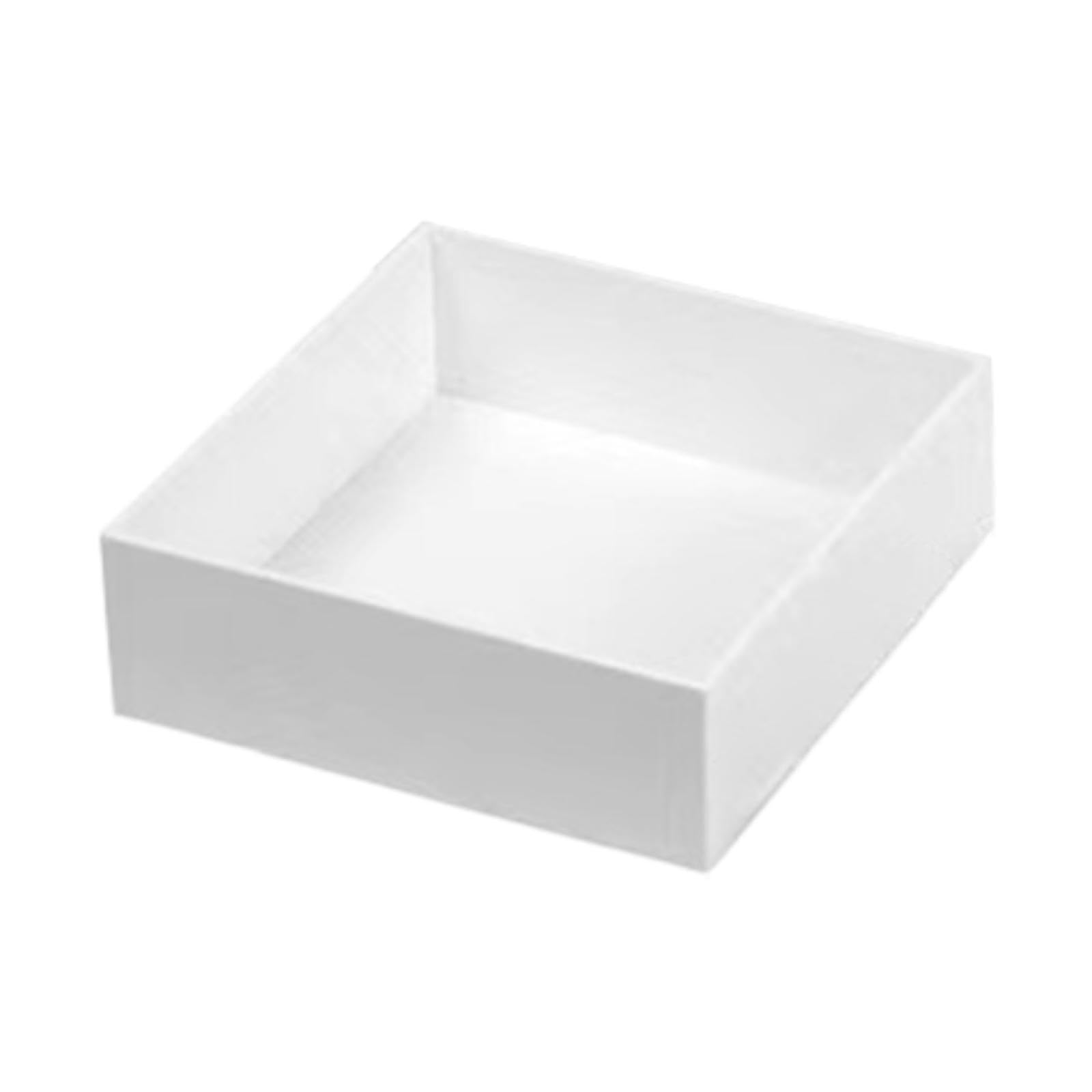 Acryl Buffet Riser Lebensmittel Riser für Buffet-Tisch, Cube Verschachtelung Riser, Desserts Display Stand, Hintergrund Schaumstoff Requisiten für Kosmetik, Schmuck, Collectibles, 1 teilige M