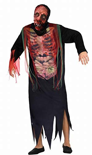 Atosa-17866 Disfraz Zombie M-L, Color Rojo, (17866)