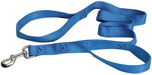 Grrrip 2-in-1 Dog Leash Blue 4'-1", Small