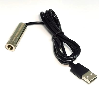 Focusable 650nm-100 Red Laser Diode Module Dot Line Cross Beam 12 * 35mm Lighting USB (Dot)