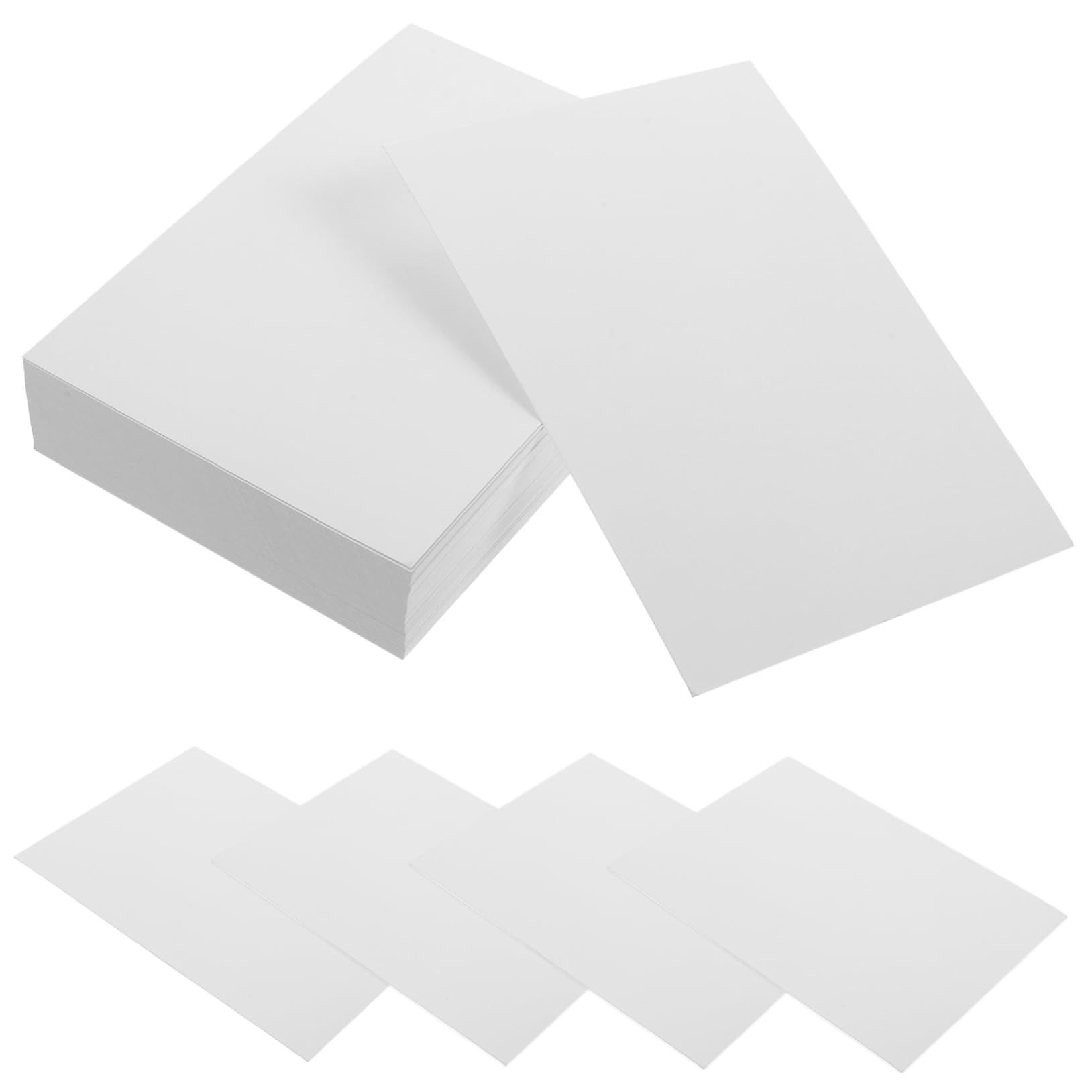 HOMSFOU 5 Sätze Fotopapier Fotodruckerpapier Hochglanzpapier Für Drucker Bilder Kettenradpapier Dickes Papier Glossy Paper Tintendrucker Druckerpapiere Druckpapiere Weiß 100 Blätter * 5