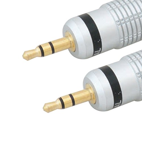 Image of MX AUX CABLE EP STEREO MALE 3 mm TO EP STEREO 3 mm CABLE GOLD PLATED CONNECTORS - 2384