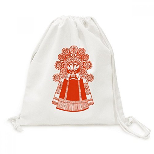 Sac à cordon opéra rouge un cadeau original pour passionnés de théâtre et de voyage