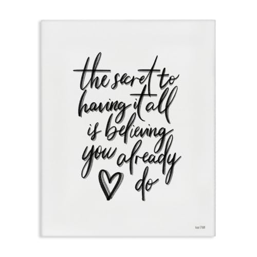 Believing Motivational Phrase, 24 x 30 Inch Canvas Wall Art
