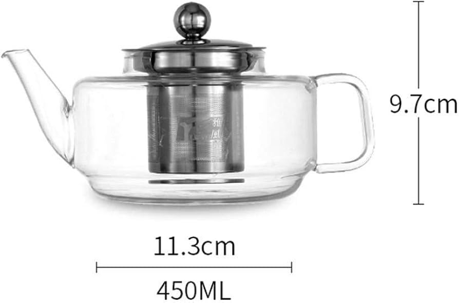 Amazon 1200ml Glass Teapot With Removable Infuser,Stovetop, 54 OFF
