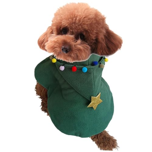 Disfraz para perro Garneck talla M color verde miniatura 6