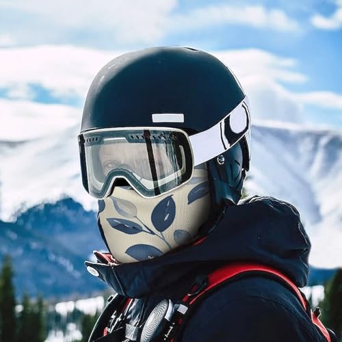 Balaclava para hombre y mujer con diseño floral a mano, máscara facial completa para ciclismo miniatura 5