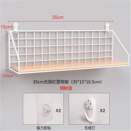 Wandmontierte schwebende Regale, schwebende Holzregale, rustikale Metalldraht-Ablageregale Ausstellungsregale, Heimdekoration Leisten,