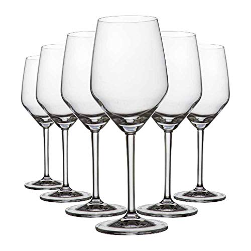 Jogo de Taças Vinho Branco Elegance Cristal 375ml 6 Pcs