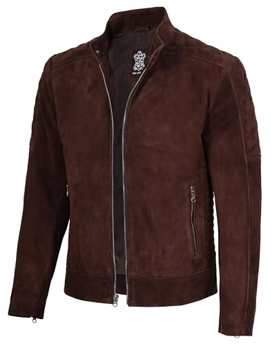 Image of Decrum Suede Leather Jackets for Men