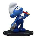  Puppy Figura de colección Blue Resin Los Pitufos, Pitufo Manitas 11cm (2021)