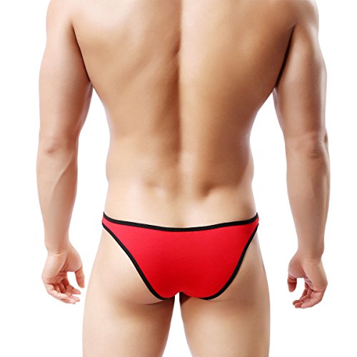 QiaTi Mens Bikini Underwear G String Thong Sexy Low Rise Underpants Swimwear Bikini Jockstrap2