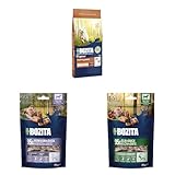 Bozita Hunde Futter- & Snackpaket – 12kg weizenfreies Welpenfutter mit Huhn & 2 Sorten getreidefreie Hundesnacks mit Hirsch, Elch & Ente – vollwertige Ernährung & schmackhafte Belohnung